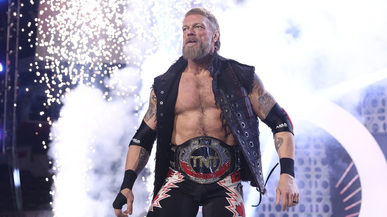 Adam Copeland makes an entrance