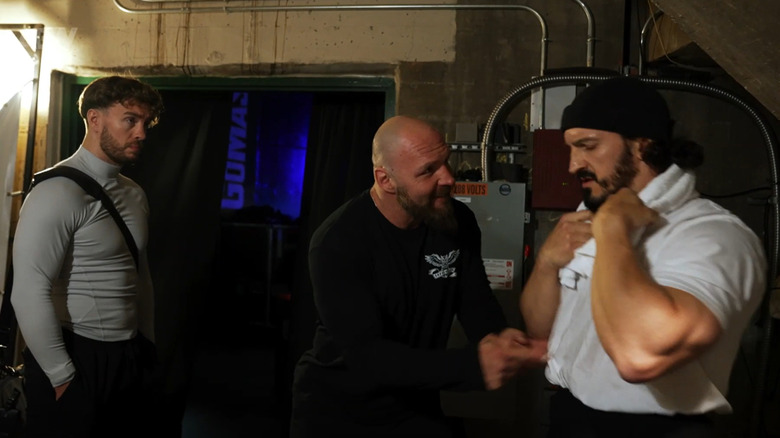 Will Ospreay reports for training with Jon Moxley and PAC