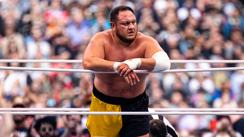 Samoa Joe does not look amused