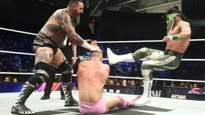 Brody King and Bandido attack Kyle Fletcher on "AEW Dynamite"