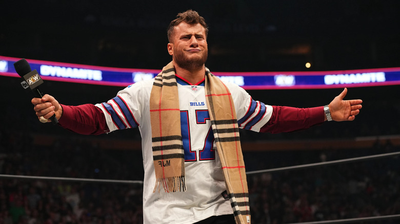 MJF does big arms