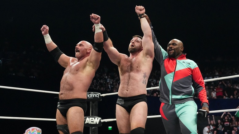 Stokely Hathaway celebrates with FTR
