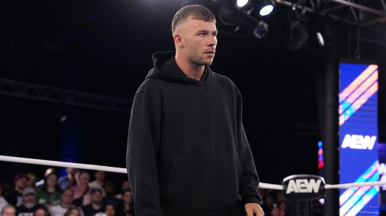 Daniel Garcia in a black hoodie