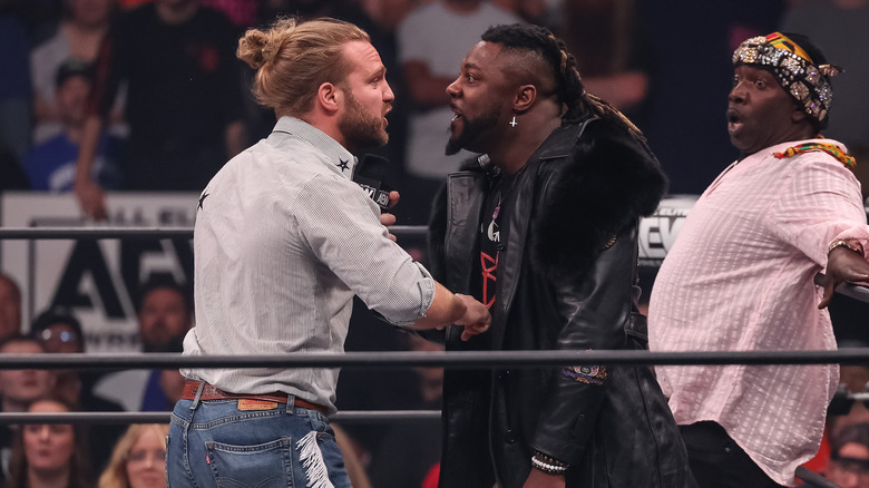 Swerve Strickland and "Hangman" Adam Page