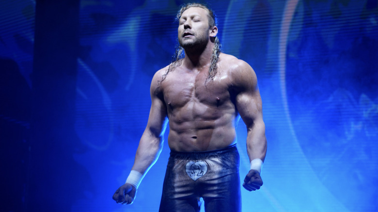 Omega posing on the entrance ramp