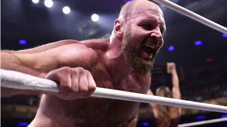 Moxley inside the ring