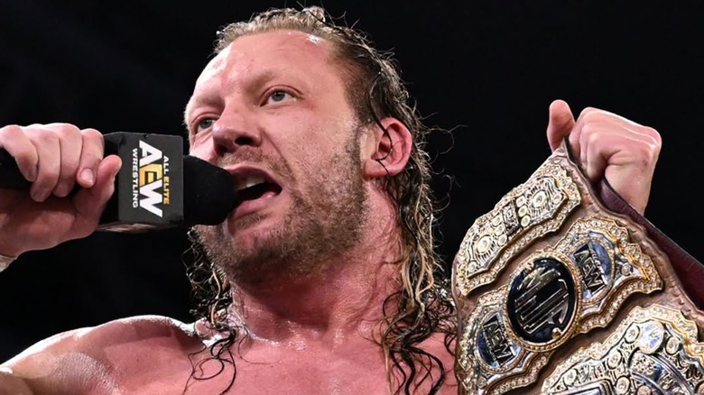 Kenny Omega after winning AEW World Championship