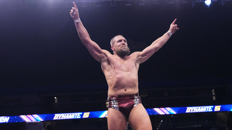 Bryan Danielson poses on the ropes before a match on an October 2024 edition of 