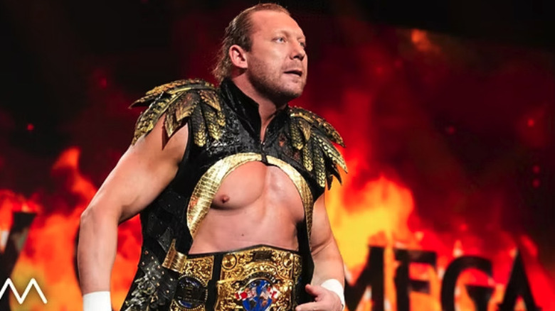 Kenny Omega makes his entrance with the AEW International Championship on "Fyter Fest"
