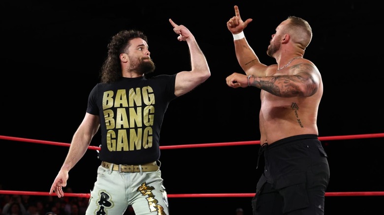 Bang Bang Gang with their guns up