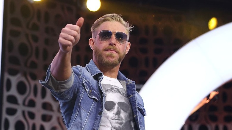 Orange Cassidy gives a thumbs up