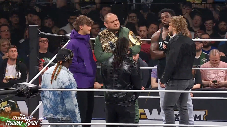 All three men in the ring