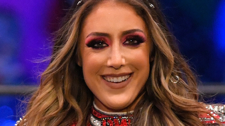 Britt Baker smiling