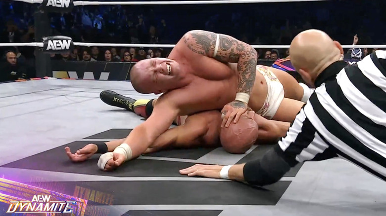 Fletcher pinning Ciampa