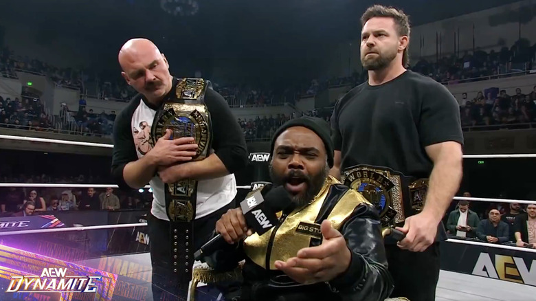 FTR and Stokely in the ring