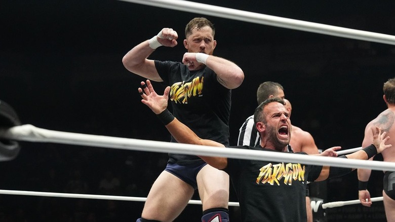 Paragon posing in the ring