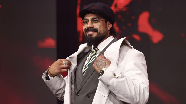 Andrade on the entrance ramp