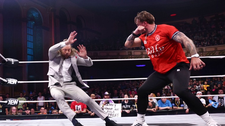 Will Ospreay threatens Kenny Omega