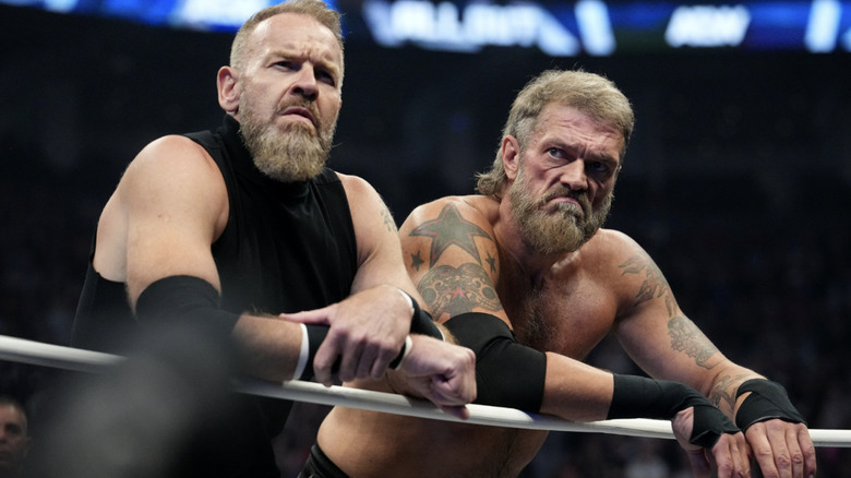 Cage and Copeland inside the ring