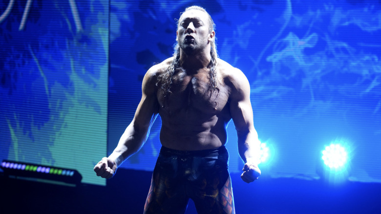 Omega standing on the entrance ramp