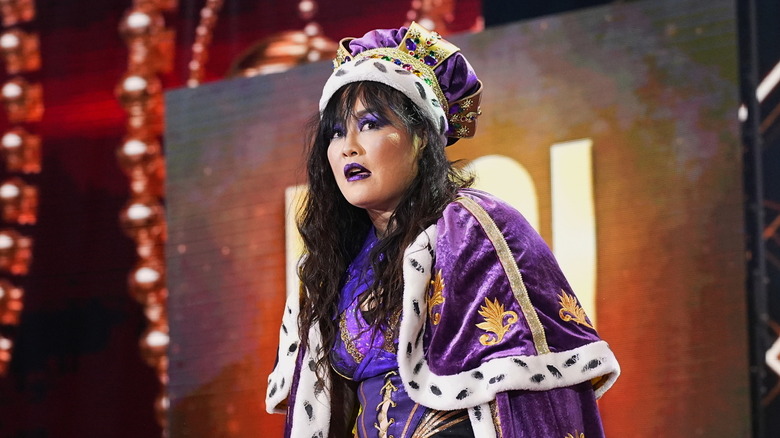 Emi Sakura makes her way to the ring 