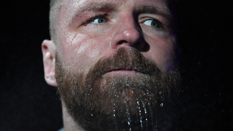 Jon Moxley looking intense 