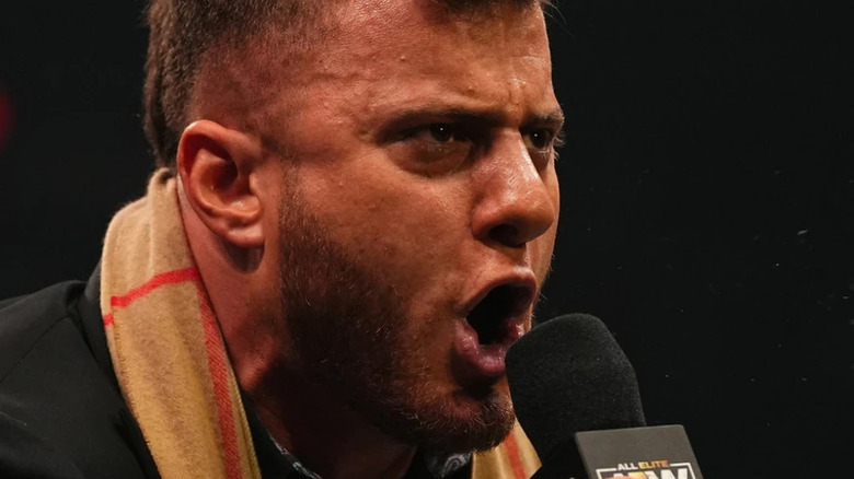 MJF cutting a promo 