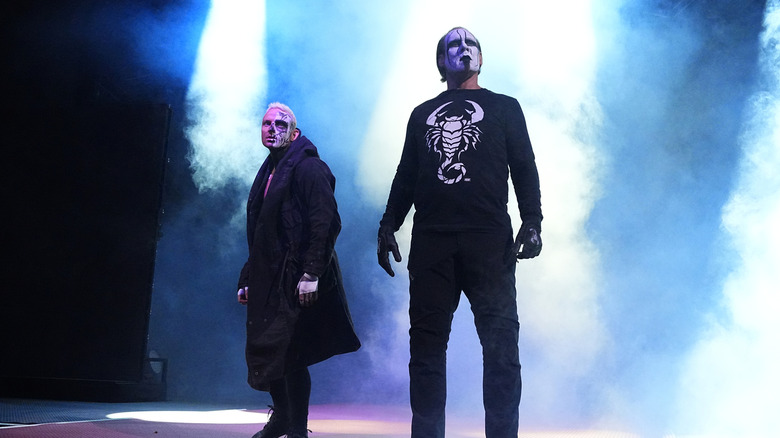 Sting and Darby Allin make their entrance