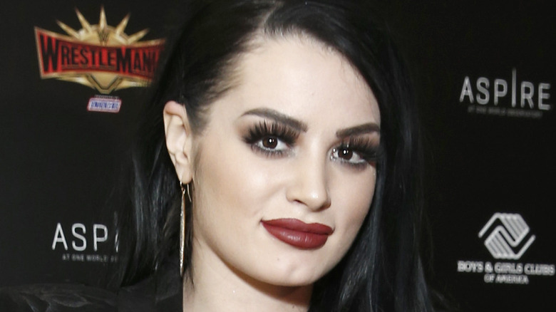 Saraya posing 