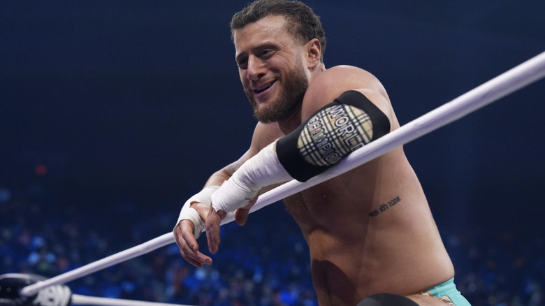 MJF posing in the ring