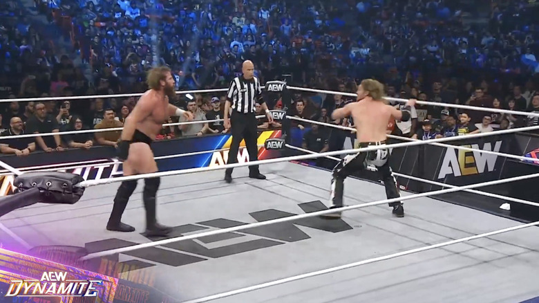 Davis and Page in the ring