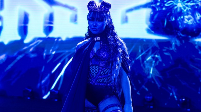 Skye Blue's entrance