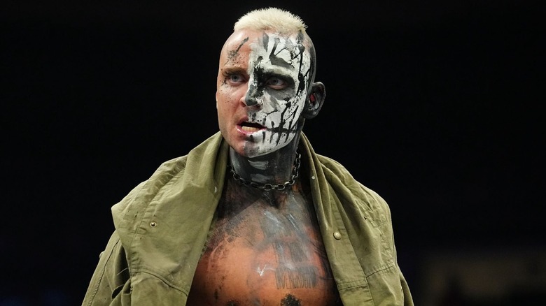 Darby Allin looks frustrated