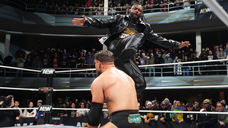 Swerve Strickland delivers a House Call to MJF