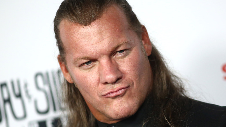 Chris Jericho posing for photo