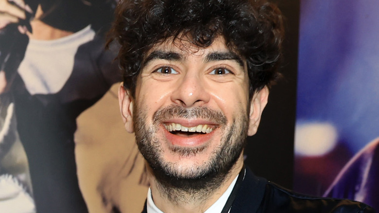 Tony Khan smiling