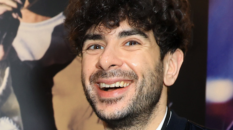 Tony Khan smiling