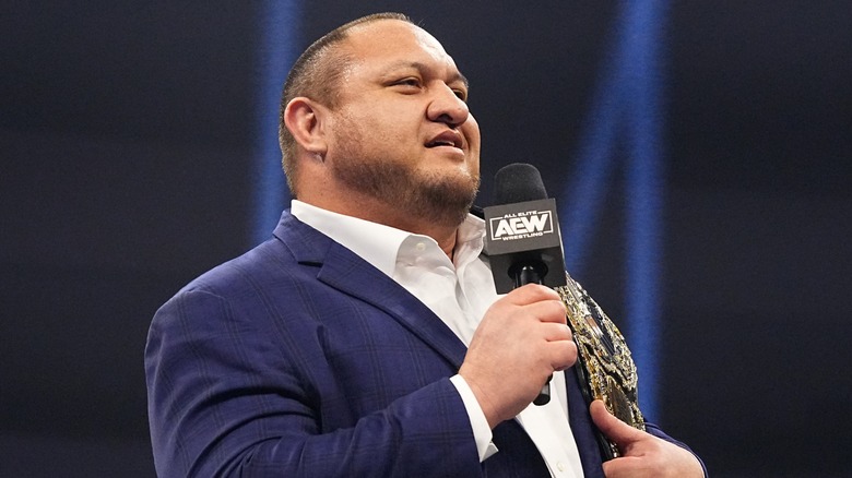 Samoa Joe on "AEW Dynamite"