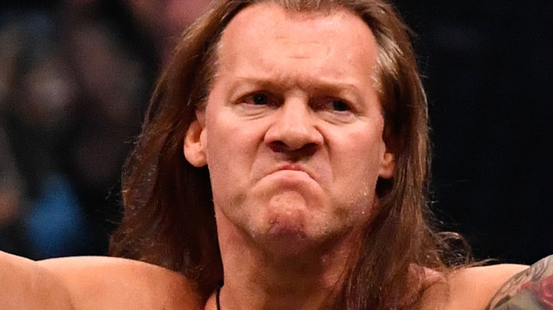 Chris Jericho scowls