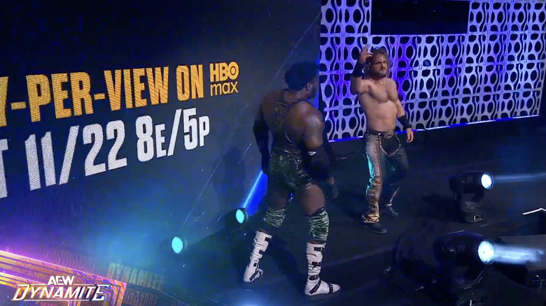 Hobbs and Page on the top of the entrance ramp