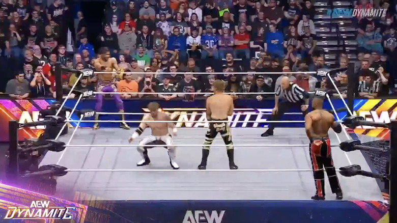 The four men in the ring