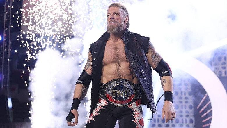 Adam Copeland makes an entrance