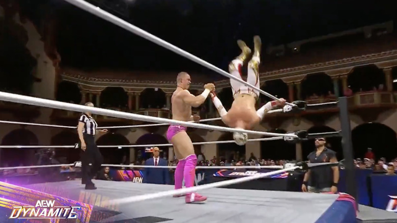 Fletcher and Dorada inside the ring