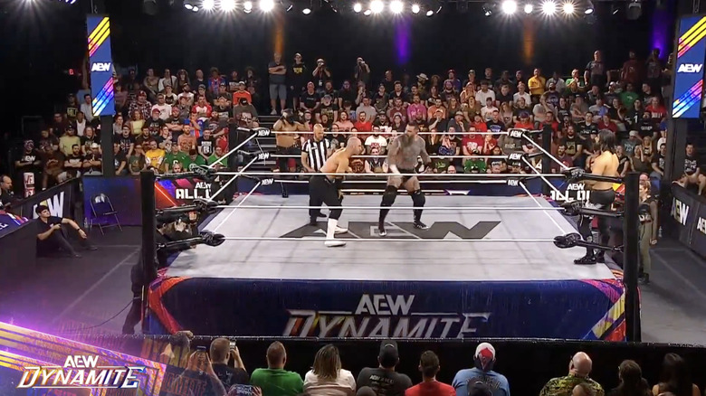 All four men in the ring