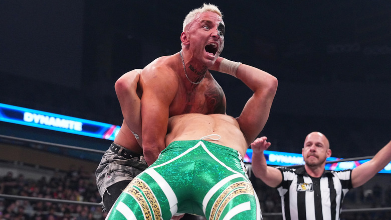 Darby Allin struggling to lift Nick Wayne