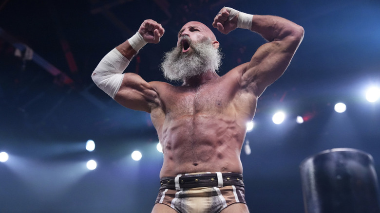 Ciampa posing on the ring ropes