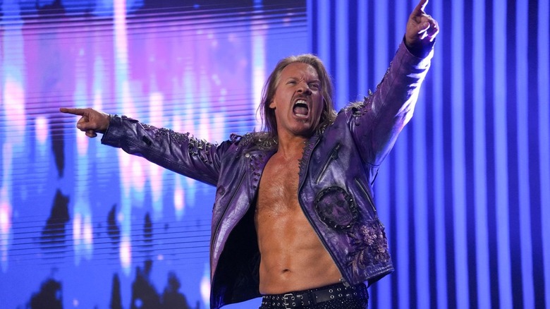 Chris Jericho on the ramp