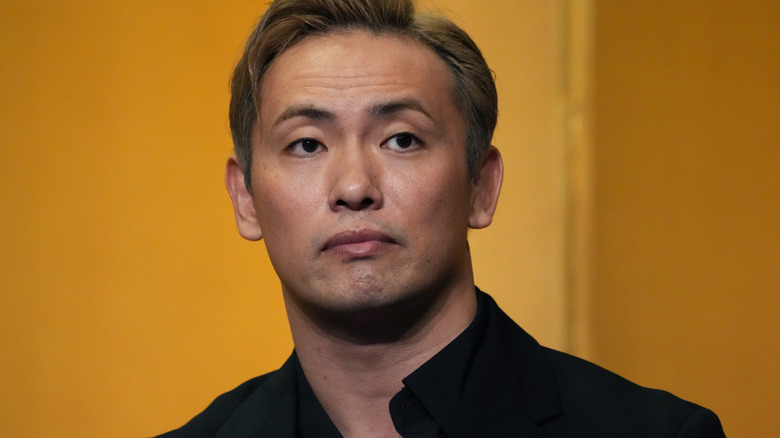 Okada on a New Japan Pro-Wrestling panel