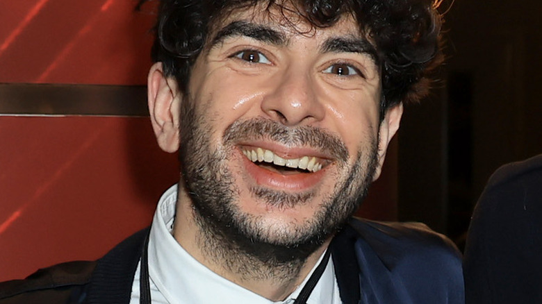 Tony Khan smiling