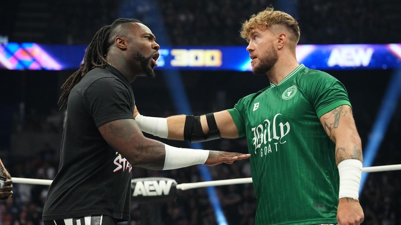 Swerve Strickland and Will Ospreay on AEW Dynamite